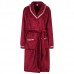 Winter Thicken Flannel Cardigan Bathrobe Comfortable Keep Warm Nightwear For Women Men Couples