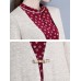 Elegant Embroidery Pockets Long Sleeve Mid-long Knitting Coats
